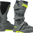 Load image into Gallery viewer, Thor Youth Blitz XR Boots - Gray/Charcoal - Size 6 - Main Product View