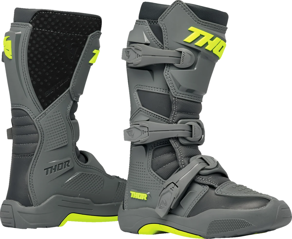 Thor Youth Blitz XR Boots - Gray/Charcoal - Size 6 - Main Product View