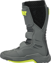 Load image into Gallery viewer, Thor Youth Blitz XR Boots - Gray/Charcoal - Size 6 - Side View