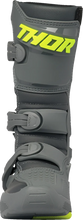 Load image into Gallery viewer, Thor Youth Blitz XR Boots - Gray/Charcoal - Size 6 - Additional View 6