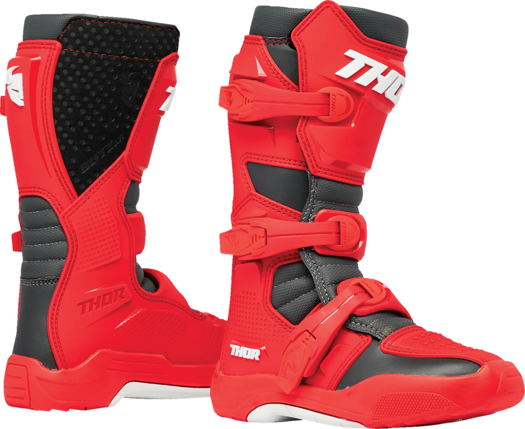 Thor Youth Blitz XR Boots - Gray/Charcoal - Size 6 - Additional View 7