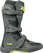 Load image into Gallery viewer, Thor Youth Blitz XR Boots - Gray/Charcoal - Size 7 - Back View