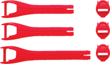 Load image into Gallery viewer, Thor Youth Blitz XR Boots Strap Kit - Red/Charcoal