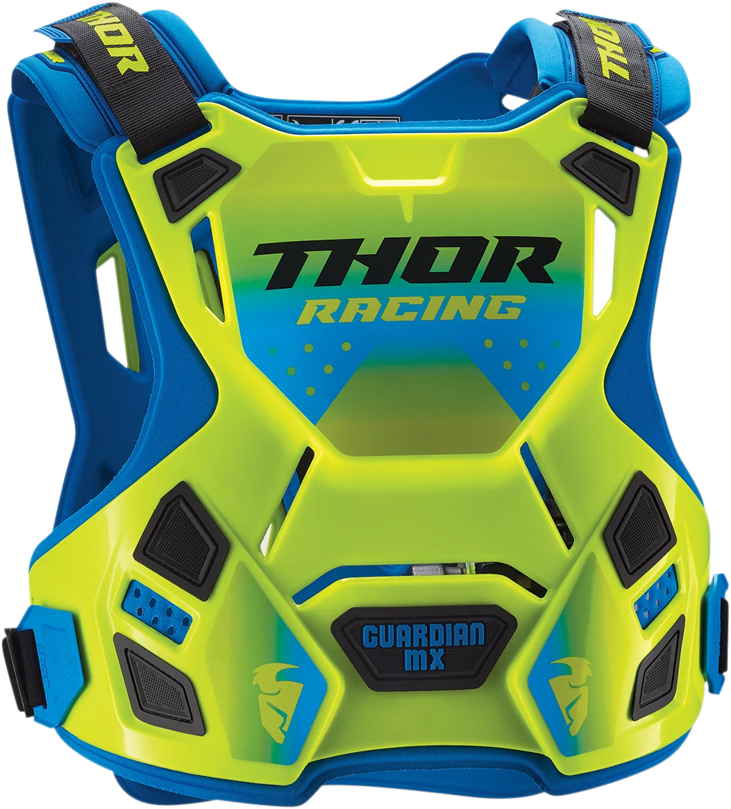 Thor Youth Guardian MX Roost Guard - Charcoal/Black - S/M - Back View