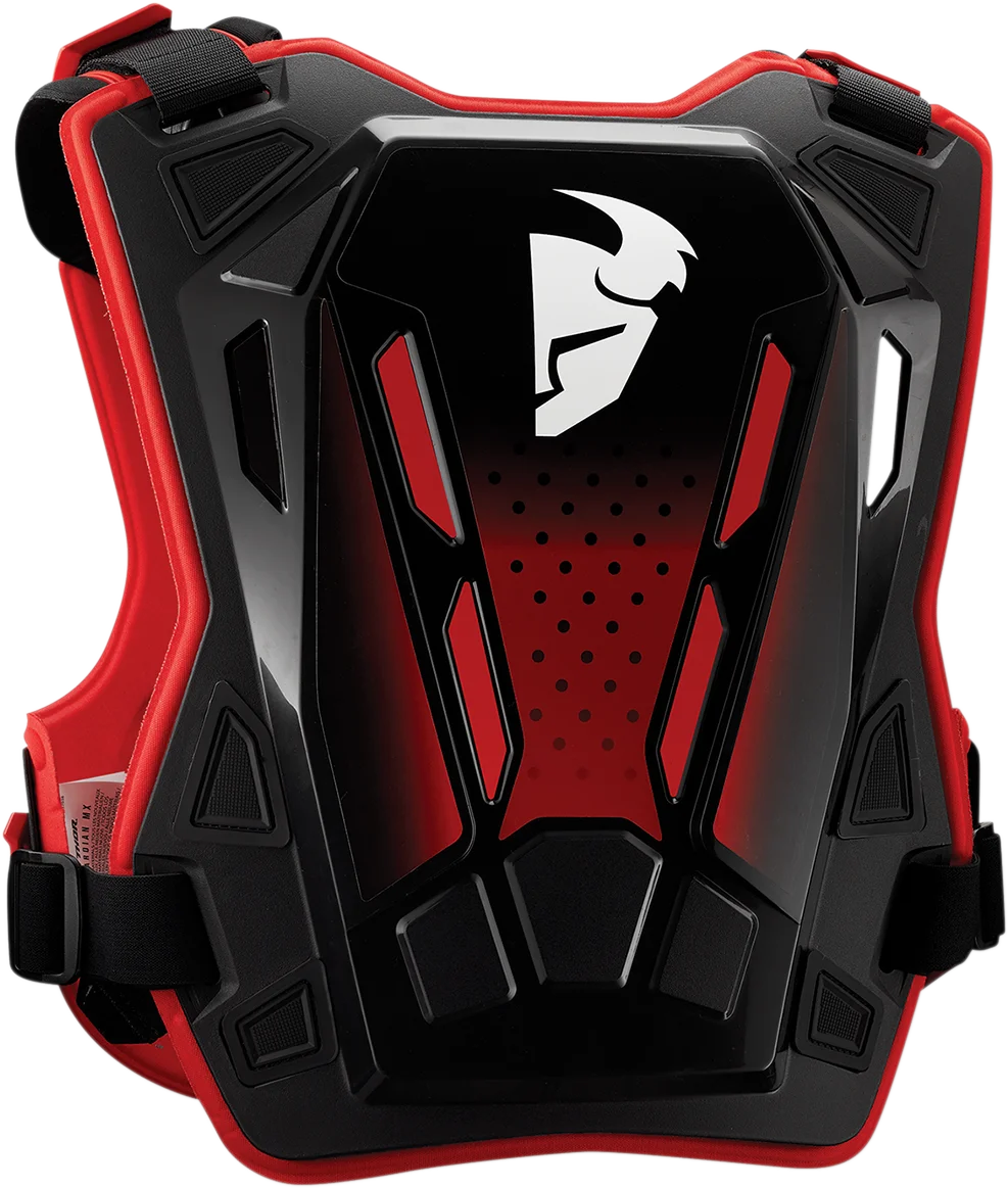 Thor Youth Guardian MX Roost Guard - Red/Black - 2XS/XS - Side View