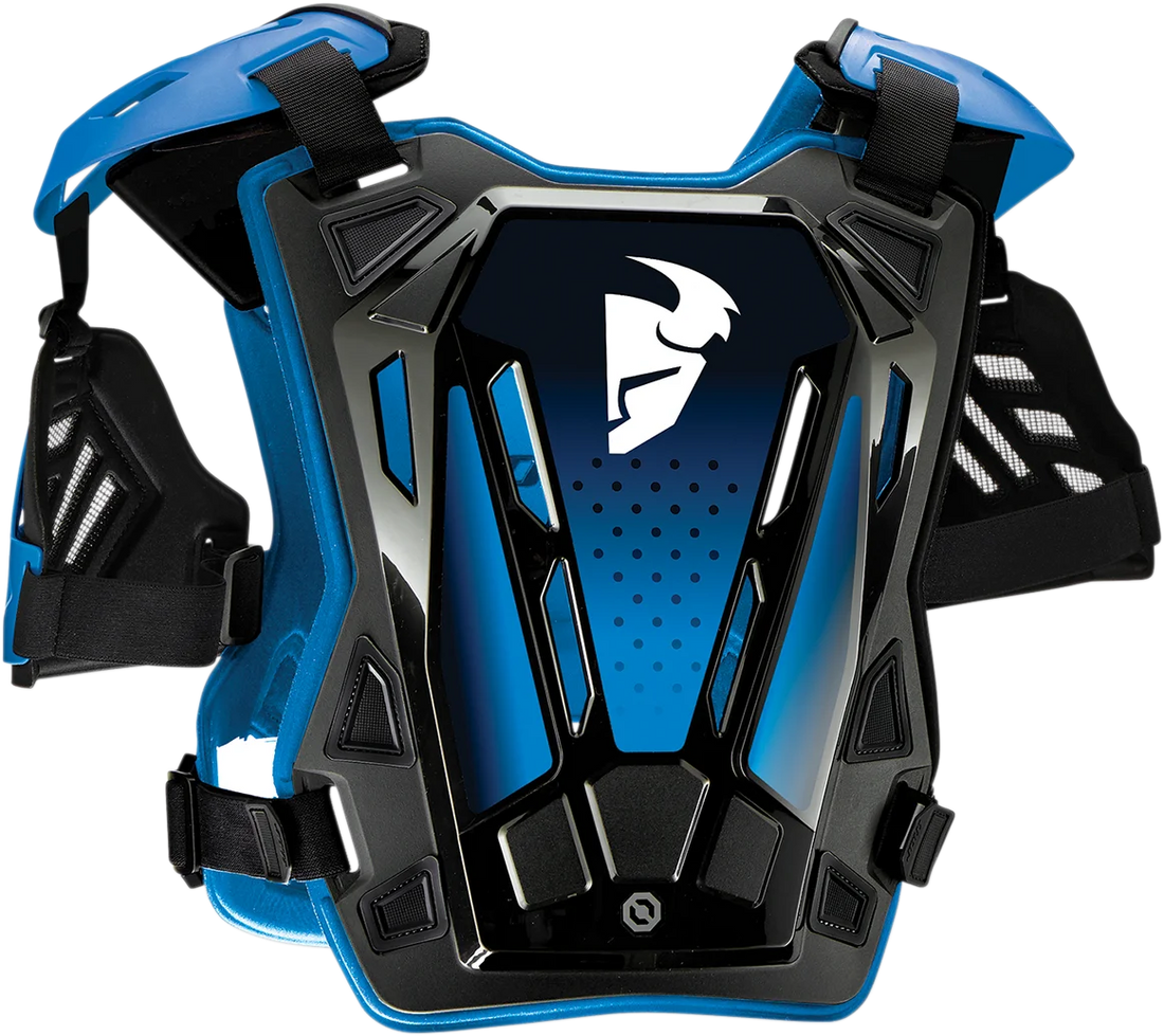Thor Youth Guardian Roost Deflector - Blue - S/M - Side View