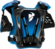 Load image into Gallery viewer, Thor Youth Guardian Roost Deflector - Blue - S/M - Side View