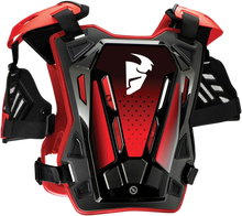 Load image into Gallery viewer, Thor Youth Guardian Roost Deflector - Red - S/M - Side View