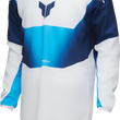 Load image into Gallery viewer, Thor Youth LAUNCHMODE Storm Jersey - White - XS - Main Product View