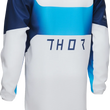 Load image into Gallery viewer, Thor Youth LAUNCHMODE Storm Jersey - White - XS - Side View