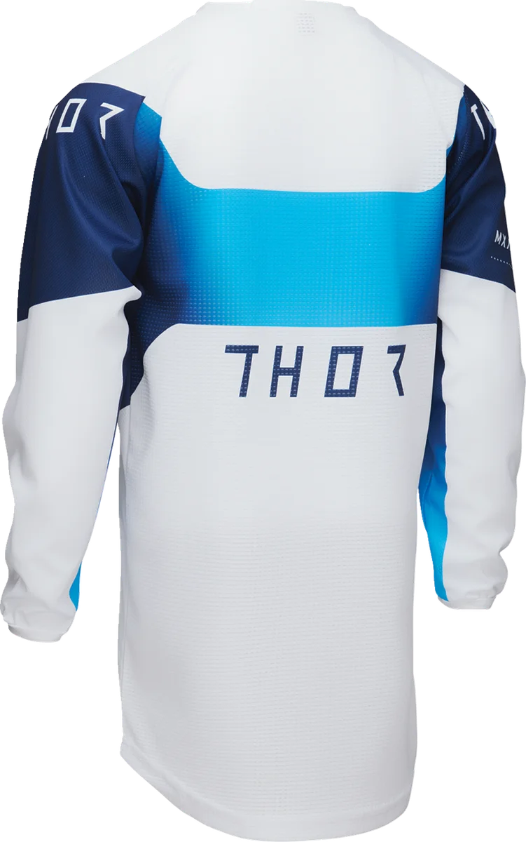 Thor Youth LAUNCHMODE Storm Jersey - White - XS - Side View