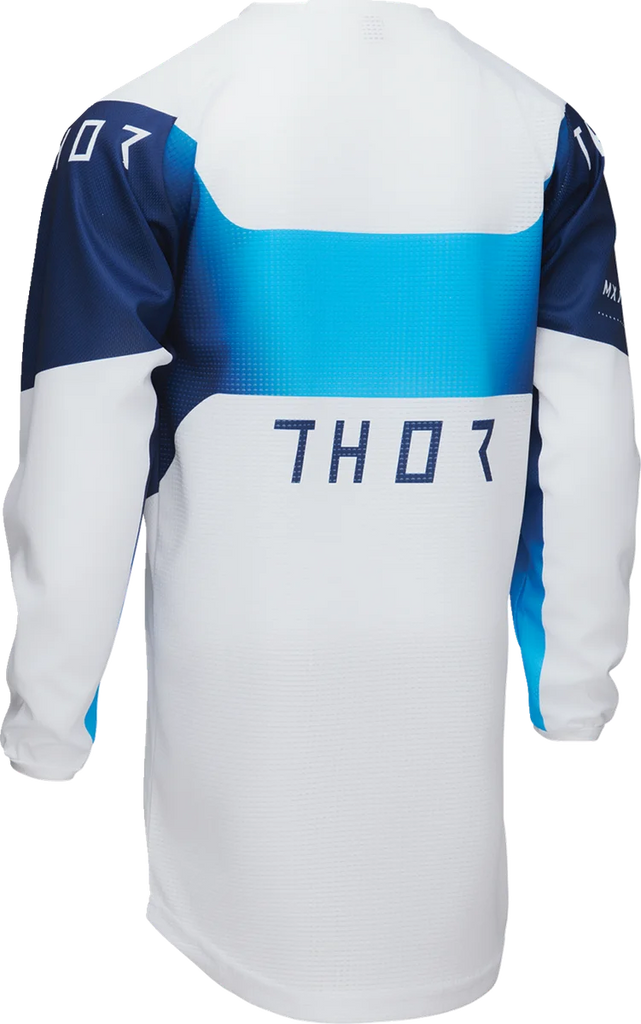 Thor Youth LAUNCHMODE Storm Jersey - White - XS - Side View