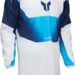 Load image into Gallery viewer, Thor Youth LAUNCHMODE Storm Jersey - White - XS - Back View