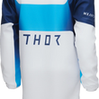 Load image into Gallery viewer, Thor Youth LAUNCHMODE Storm Jersey - White - XS - Installation View