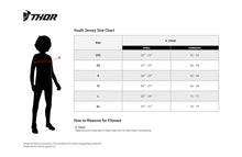 Load image into Gallery viewer, Thor Youth LAUNCHMODE Storm Jersey - White - XS - Additional View 6