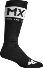 Load image into Gallery viewer, Thor Youth MX Solid Socks - Red/White - Size 1-6 - Side View