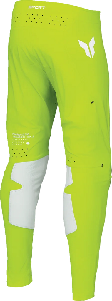 Thor Youth SPORTMODE Riot Pants - White/Acid - 26 - Side View
