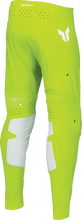 Load image into Gallery viewer, Thor Youth SPORTMODE Riot Pants - White/Acid - 26 - Side View