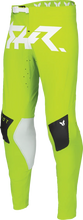Load image into Gallery viewer, Thor Youth SPORTMODE Riot Pants - White/Acid - 26 - Installation View