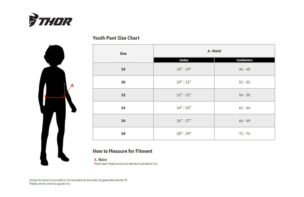 Thor Youth SPORTMODE Riot Pants - White/Acid - 26 - Additional View 6