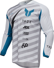 Load image into Gallery viewer, ThorLAUNCHMODE Vented Raid Jersey - White/Gray - Large29108252 - Main Product View