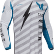 Load image into Gallery viewer, ThorLAUNCHMODE Vented Raid Jersey - White/Gray - Large29108252 - Back View