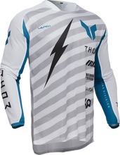 Load image into Gallery viewer, ThorLAUNCHMODE Vented Raid Jersey - White/Gray - Large29108252 - Back View