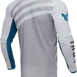 Load image into Gallery viewer, ThorLAUNCHMODE Vented Raid Jersey - White/Gray - Large29108252 - Installation View