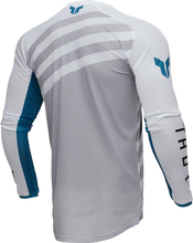 Load image into Gallery viewer, ThorLAUNCHMODE Vented Raid Jersey - White/Gray - Large29108252 - Installation View