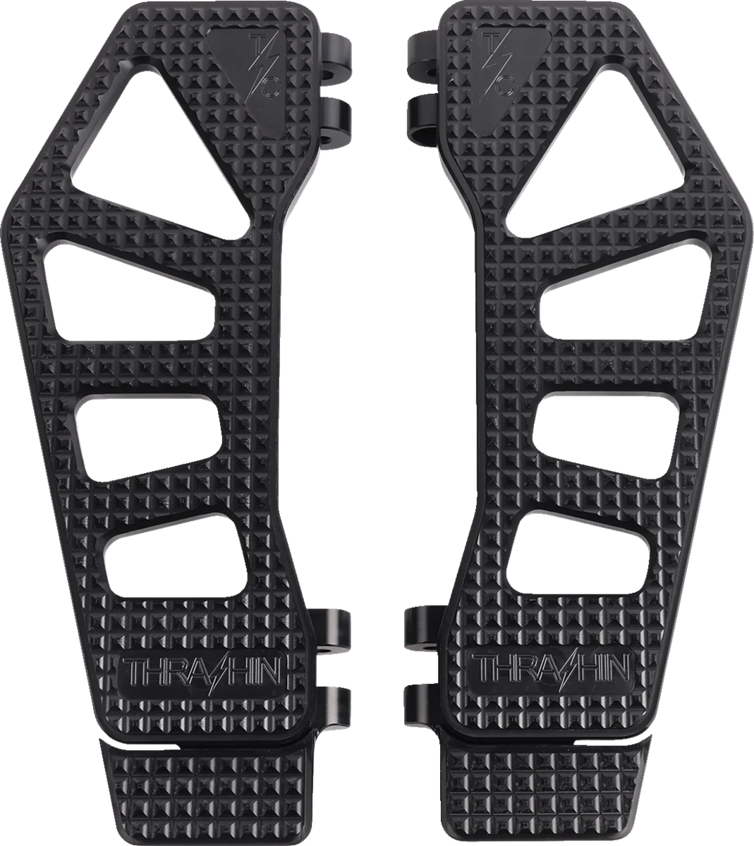 Thrashin Supply Co. Apex Floorboard Tail Extension - Black - Back View