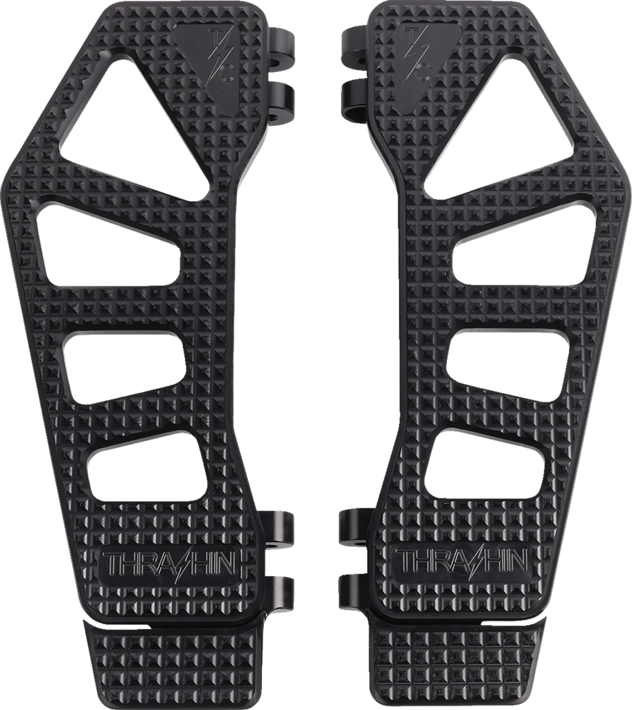 Thrashin Supply Co. Apex Floorboard Tail Extension - Black - Back View
