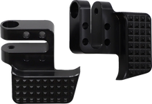 Load image into Gallery viewer, Thrashin Supply Co. Apex Floorboard Tail Extension - Black - Installation View