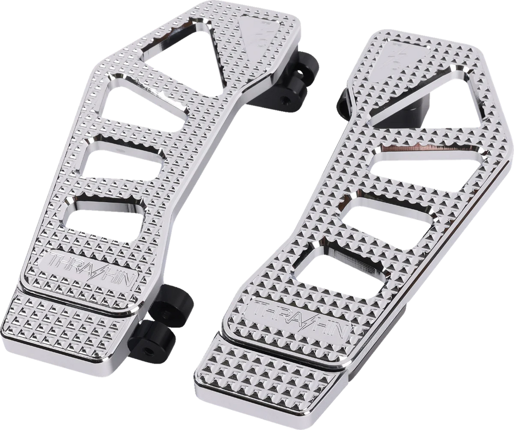 Thrashin Supply Co. Apex Floorboard Tail Extension - Chrome - Side View