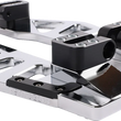 Load image into Gallery viewer, Thrashin Supply Co. Apex Floorboard Tail Extension with 1/2" Lift Kit - Chrome - Side View