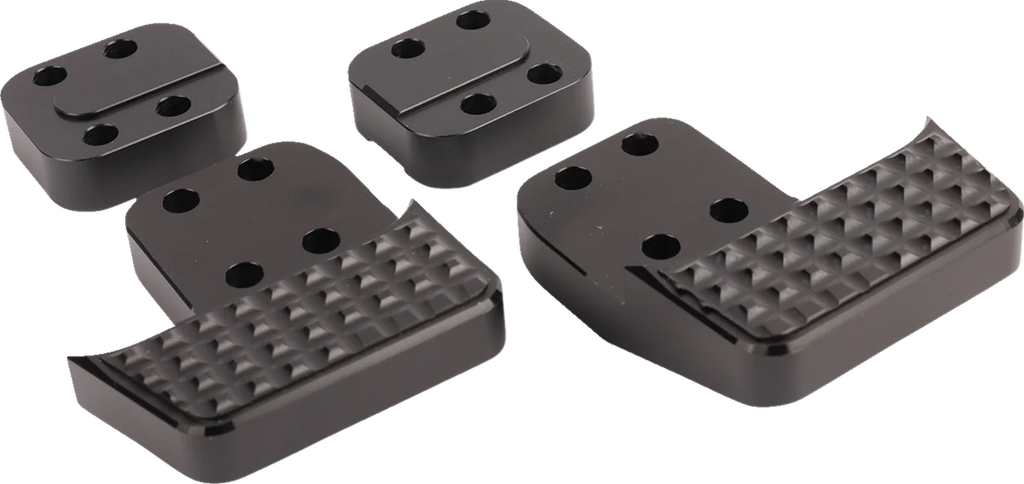 Thrashin Supply Co. Apex Floorboard Tail Extension with Lift Kit - Black - Side View