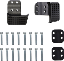 Load image into Gallery viewer, Thrashin Supply Co. Apex Floorboard Tail Extension with Lift Kit - Black - Back View