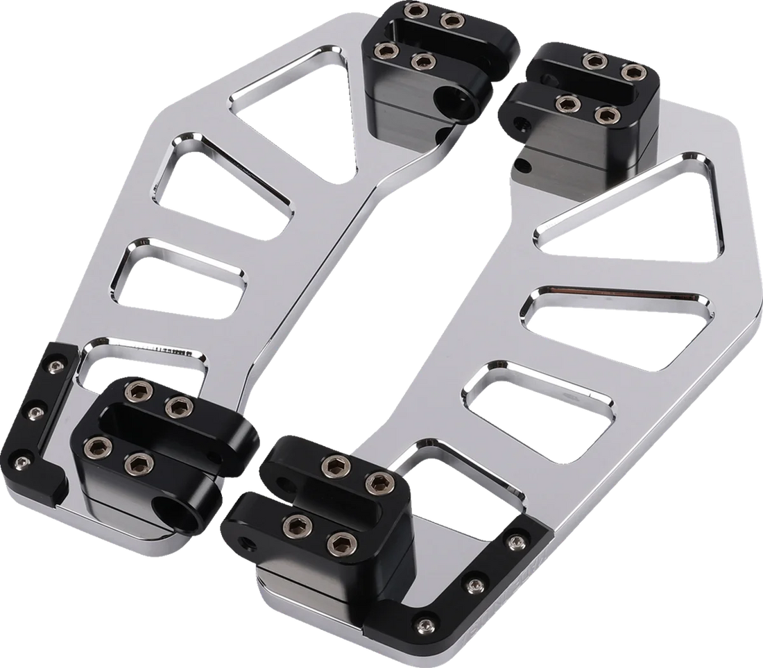 Thrashin Supply Co. Apex Floorboards - Chrome - Side View