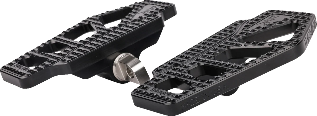 Thrashin Supply Co. Apex Mini Floorboards - Black - Side View