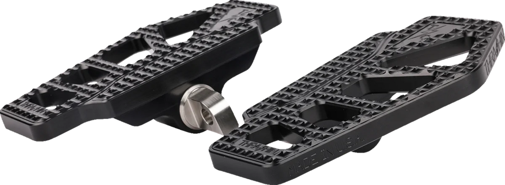 Thrashin Supply Co. Apex Mini Floorboards - Black - Side View