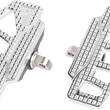 Load image into Gallery viewer, Thrashin Supply Co. Apex Mini Floorboards - Chrome - Main Product View