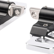 Load image into Gallery viewer, Thrashin Supply Co. Apex Mini Floorboards - Chrome - Back View