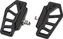 Load image into Gallery viewer, Thrashin Supply Co. Apex Mini Floorboards - Front - Black - Installation View