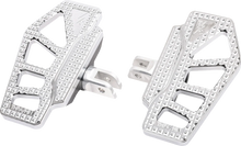 Load image into Gallery viewer, Thrashin Supply Co. Apex Mini Floorboards - Front - Chrome - Main Product View