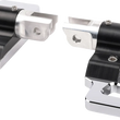 Load image into Gallery viewer, Thrashin Supply Co. Apex Mini Floorboards - Front - Chrome - Back View