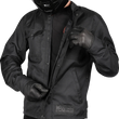 Load image into Gallery viewer, Thrashin Supply Co. Atlas v2 Riding Jacket - Black - Medium - Back View
