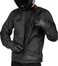 Load image into Gallery viewer, Thrashin Supply Co. Atlas v2 Riding Jacket - Black - Medium - Back View