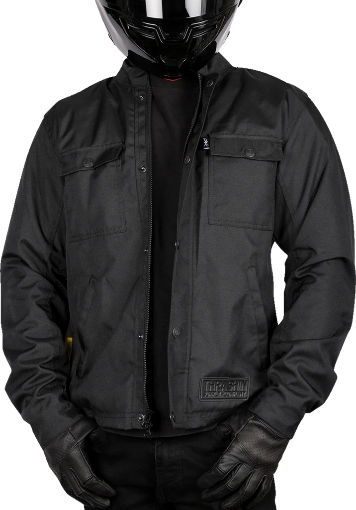 Thrashin Supply Co. Atlas v2 Riding Jacket - Black - Medium - Installation View