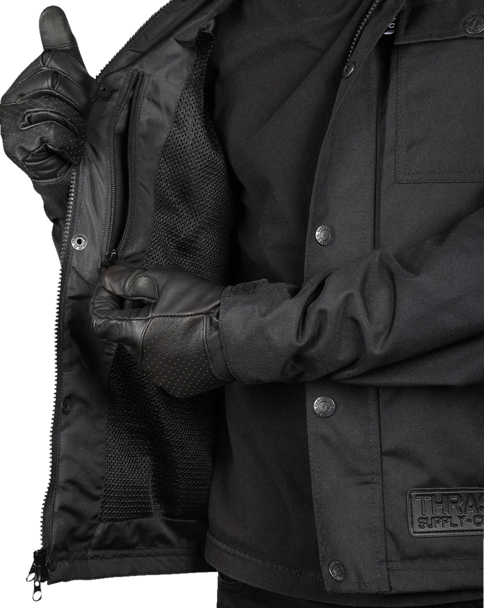 Thrashin Supply Co. Atlas v2 Riding Jacket - Black - Medium - Additional View 6