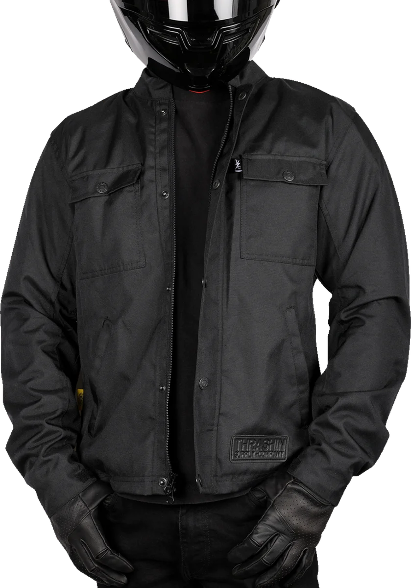 Thrashin Supply Co. Atlas v2 Riding Jacket - Black - XL - Installation View