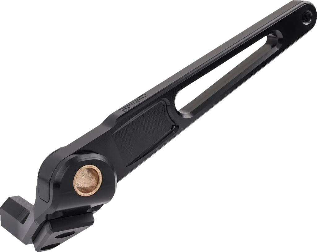 Thrashin Supply Co. Billet Brake Arm - Black - FL/FX - Side View